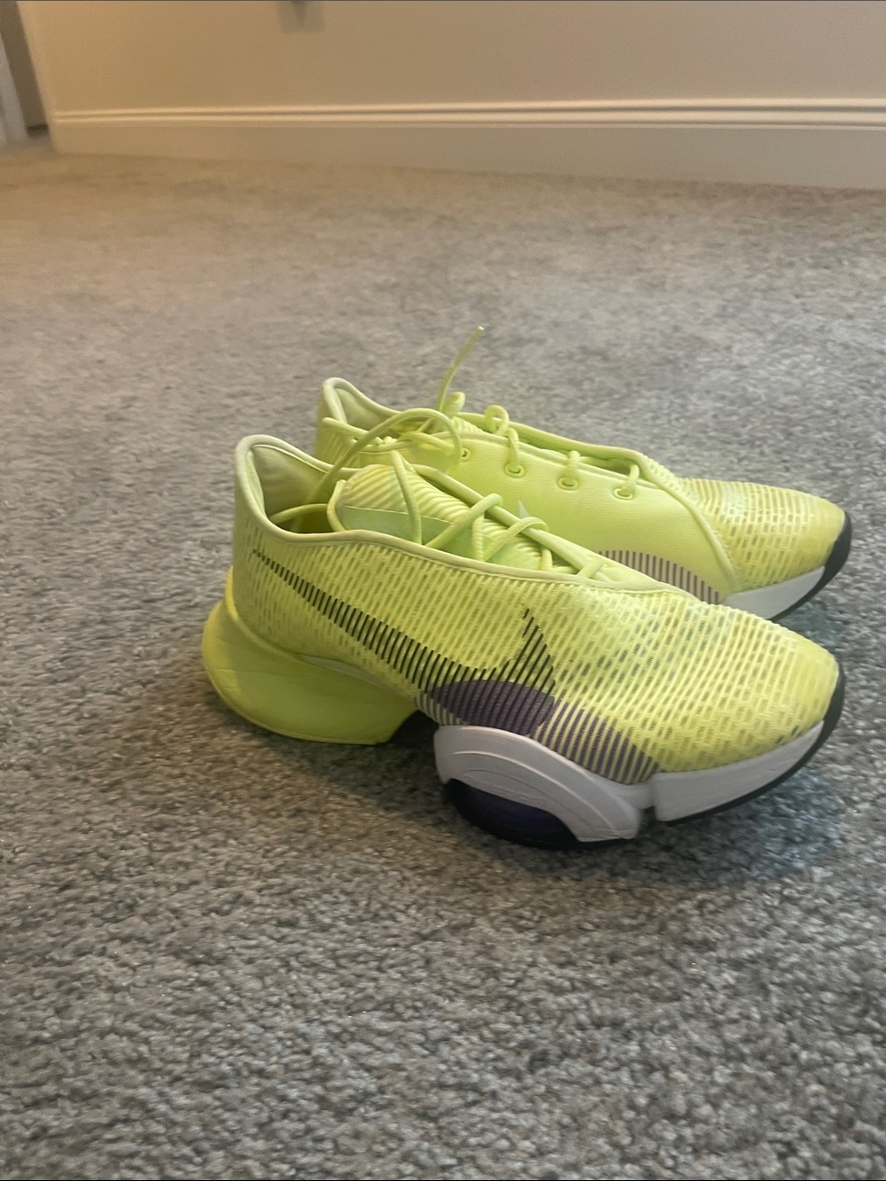 Nike Women Neon Yellow SuperRep Shoe